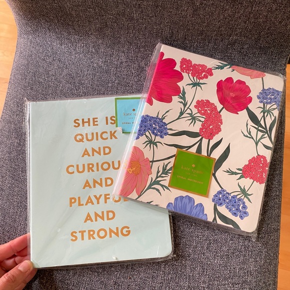 KATE SPADE Printed Spiral Notebook - Set of 2 - Picture 4 of 7